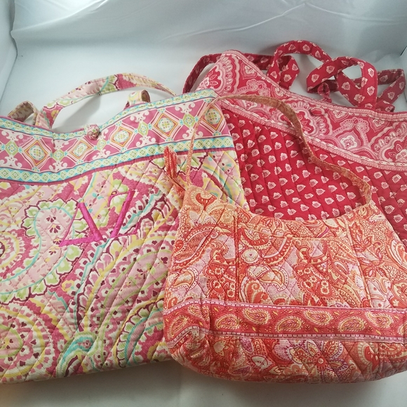 Vera Bradley Handbags - VERA BRADLEY QUILTED BAGS BUNDLE